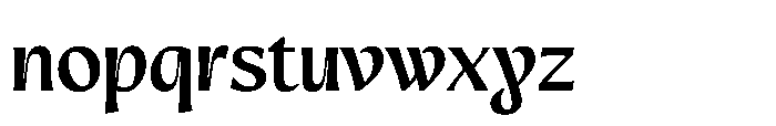 Intonare Bold Font LOWERCASE