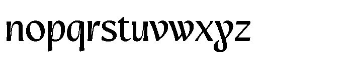 Intonare Medium Font LOWERCASE