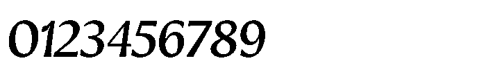 Intonare Semi Bold Oblique Font OTHER CHARS