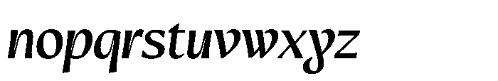Intonare Semi Bold Oblique Font LOWERCASE