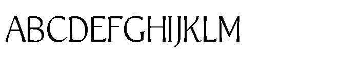 Intonare Thin Font UPPERCASE