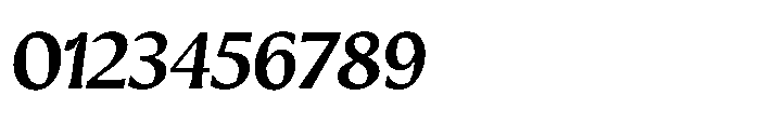 Intonare Ultra Bold Oblique Font OTHER CHARS