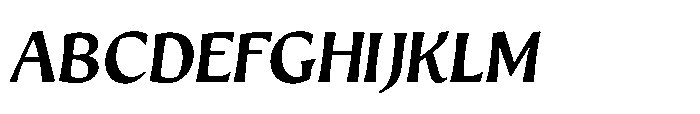 Intonare Ultra Bold Oblique Font UPPERCASE