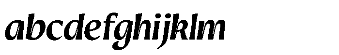 Intonare Ultra Bold Oblique FONT