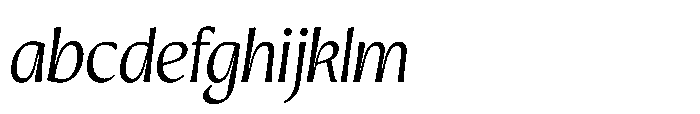 Intonare Ultra Light Oblique FONT
