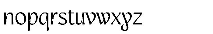 Intonare Ultra Light Font LOWERCASE