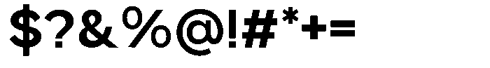 Intrade Bold Font OTHER CHARS