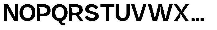 Intrade Bold Font UPPERCASE