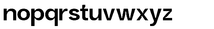 Intrade Bold Font LOWERCASE