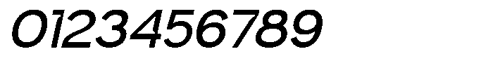 Intrade Italic Font OTHER CHARS