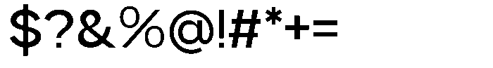 Intrade Regular Font OTHER CHARS
