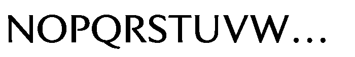 Intrinseca Nova Regular Font UPPERCASE