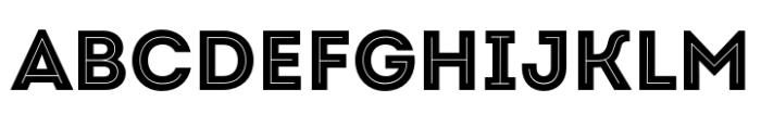 Intro Black Inline Alt Font UPPERCASE