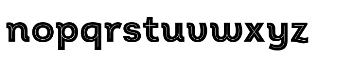 Intro Black Inline Alt Font LOWERCASE
