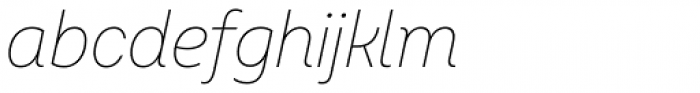 Intro Cond Ex Light Italic Font LOWERCASE