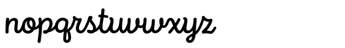 Intro Script Medium Font LOWERCASE
