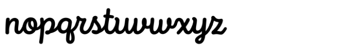 Intro Script Semi Bold Font LOWERCASE