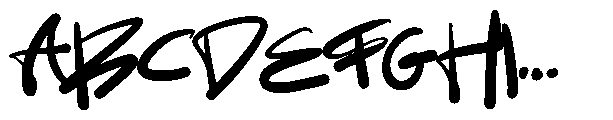 Introvert Graffity Font UPPERCASE