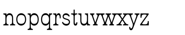 Inversi Narrow Font LOWERCASE