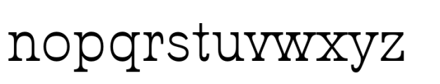 Inversi Regular Font LOWERCASE