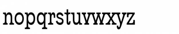 Inversi Semi Bold Condensed Font LOWERCASE