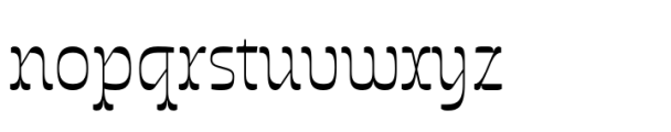 Invertida Regular Font LOWERCASE