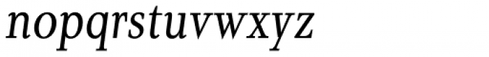 Invicta Medium Italic Font LOWERCASE