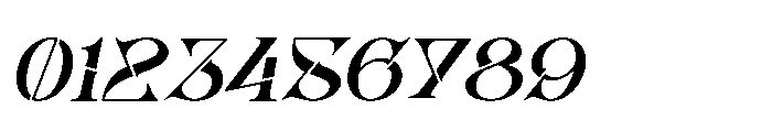 Inword Italic Font OTHER CHARS