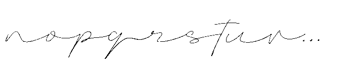 Inyene Font LOWERCASE