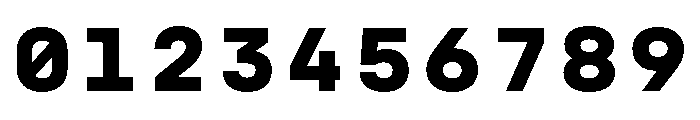IndexMonoDLv1AAA Bold Font OTHER CHARS
