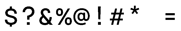 IndexMonoDLv1AAA Regular Font OTHER CHARS