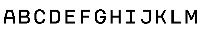 IndexMonoDLv1AAA Regular Font UPPERCASE