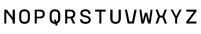 IndexMonoDLv1AAA Regular Font LOWERCASE