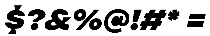 Indiana BoldItalic Font OTHER CHARS
