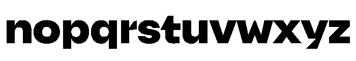 Indiana Bold Font LOWERCASE