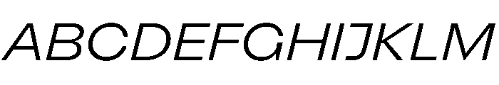 Indiana LightItalic Font UPPERCASE