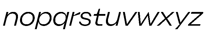 Indiana LightItalic Font LOWERCASE