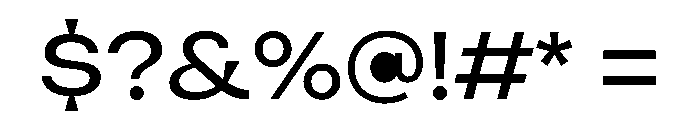 Indiana Regular Font OTHER CHARS