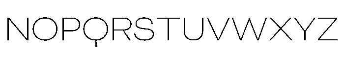Indiana Thin Font UPPERCASE