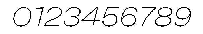 Indiana ThinItalic Font OTHER CHARS