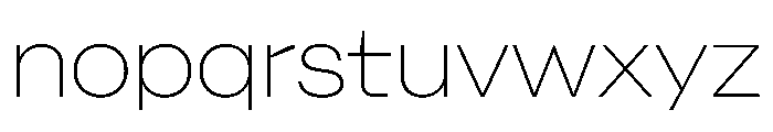 Indiana Thin Font LOWERCASE