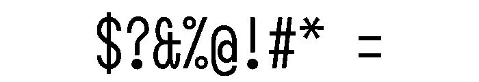 IndicateMono Condensed Font OTHER CHARS