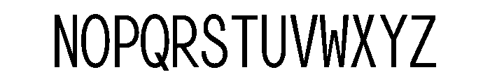 IndicateMono Condensed Font UPPERCASE