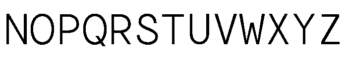 IndicateMono Regular Font UPPERCASE