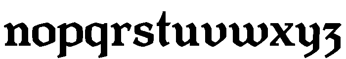 Infernus RGLR Font LOWERCASE