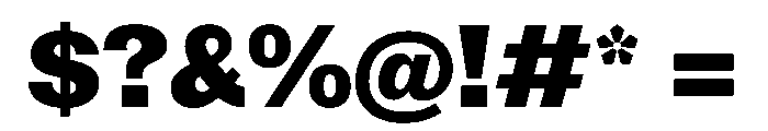 Information Bold Font OTHER CHARS