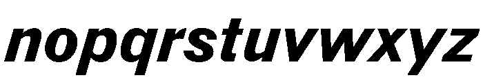 Information SemiBoldItalic Font LOWERCASE