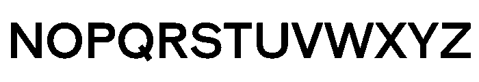 Information SemiExtendedMedium Font UPPERCASE