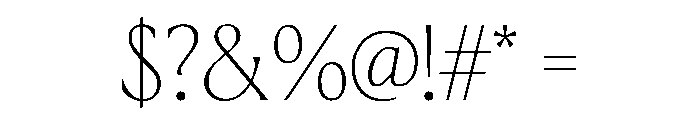 Injurial Regular Font OTHER CHARS
