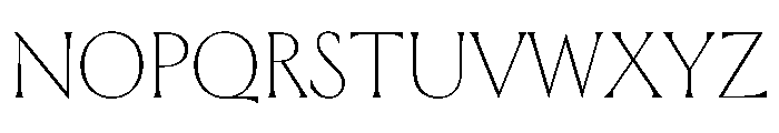 Injurial Regular Font UPPERCASE